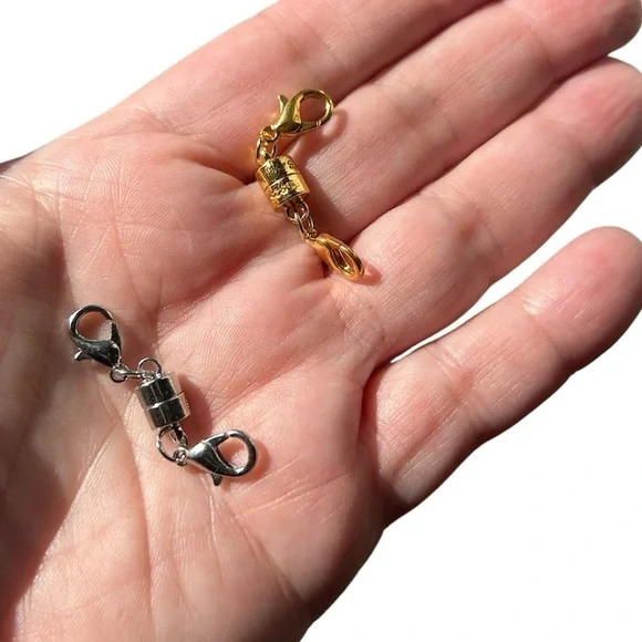 New 🎁 .925 Magnetic Extender 14k gold or .925 silver - Picture 4 of 4